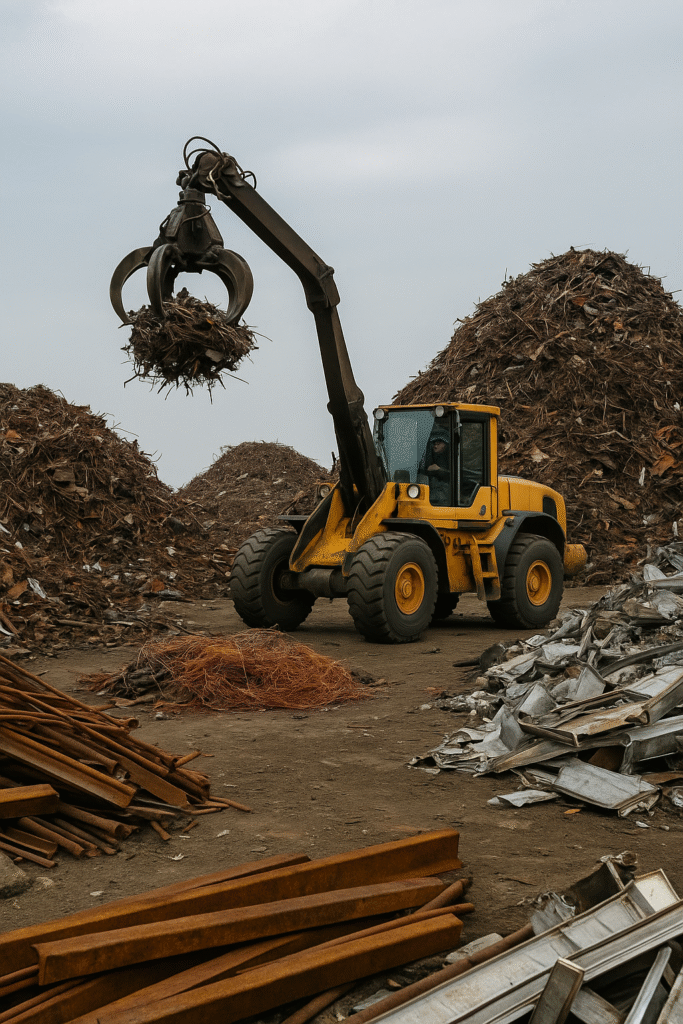 الة تجمع السكراب والخردة